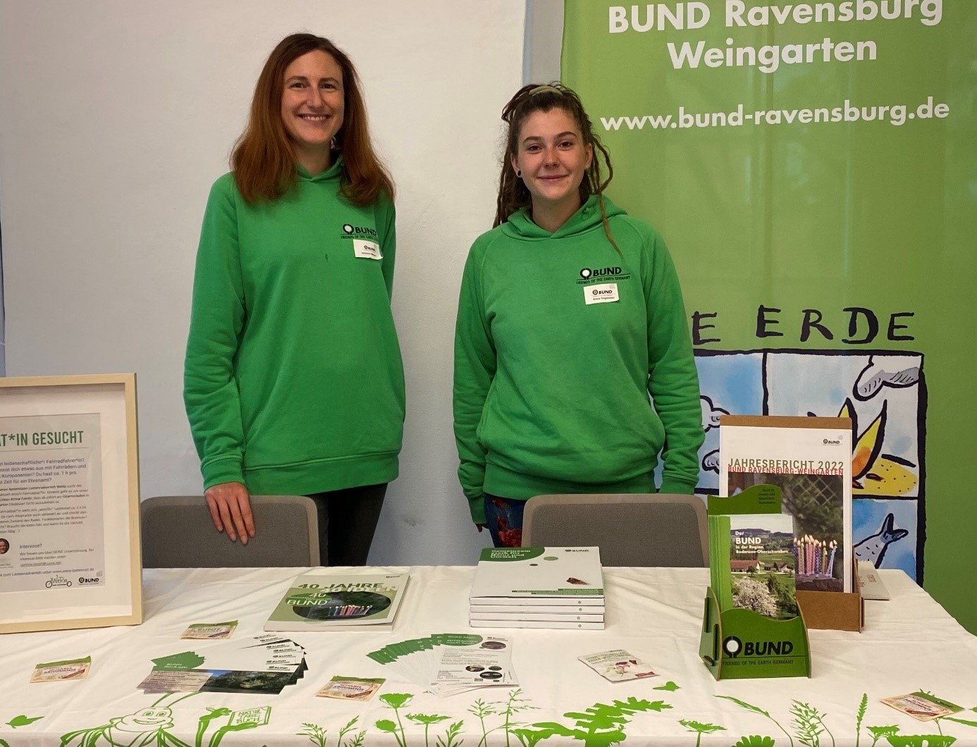 Alexa Gagstatter studiert Umweltbildung und unterstützt die Studentin den Ortsverband Ravensburg-Weingarten des Bund Umwelt und Naturschutz (BUND) als Praktikantin.
